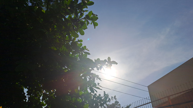 Cuaca panas di Kota Medan. [FT News/Reza Syahputra]